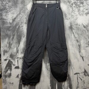 LL Bean Snow Pants Womens Small Black Insulated Ski Winter Trousers Outdoor Gear